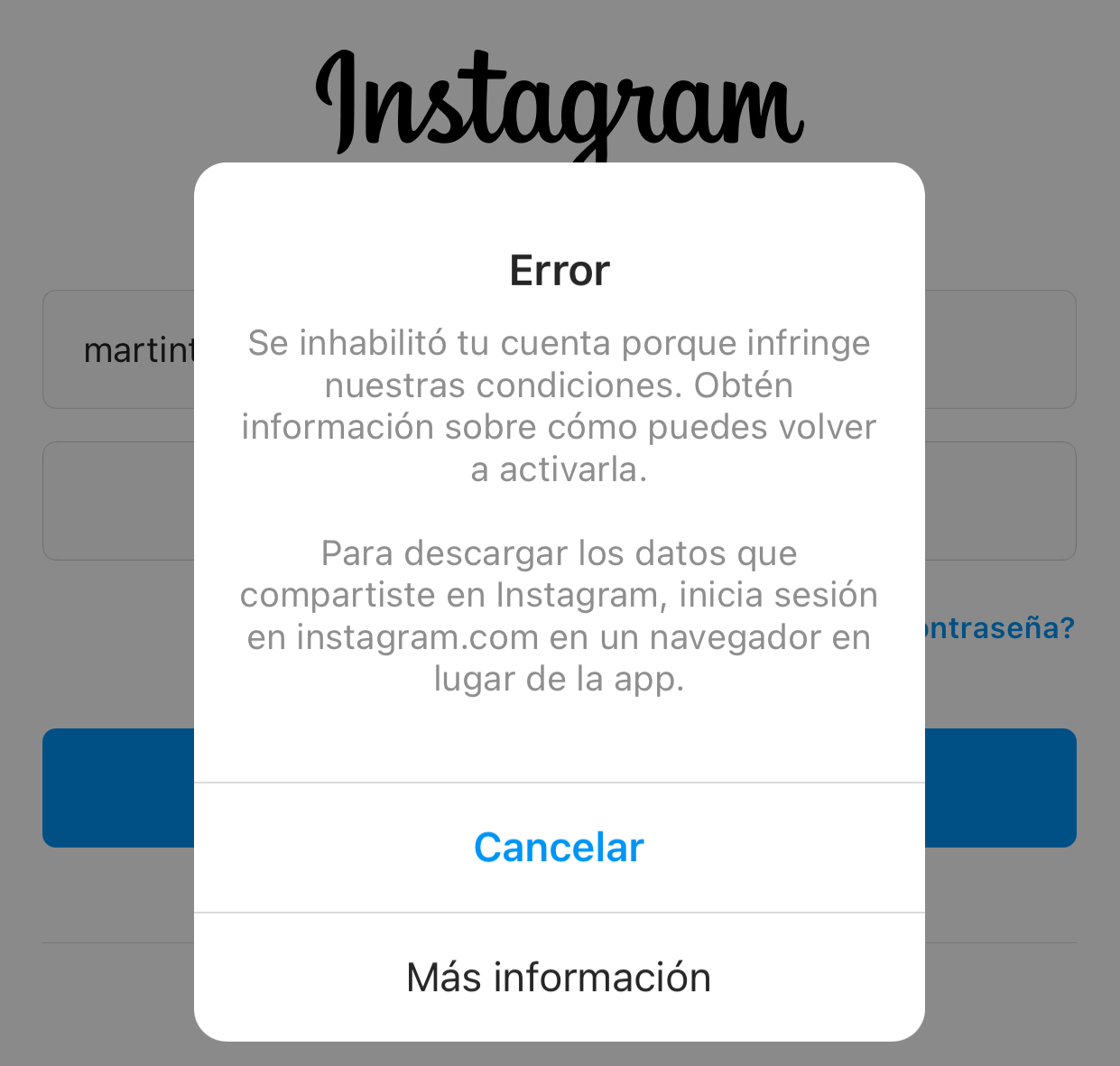 como recuperar una cuenta de instagram